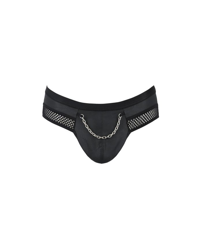 Ouvert-Slip mit Metallkette und Netzeinsatz | Passion Menswear