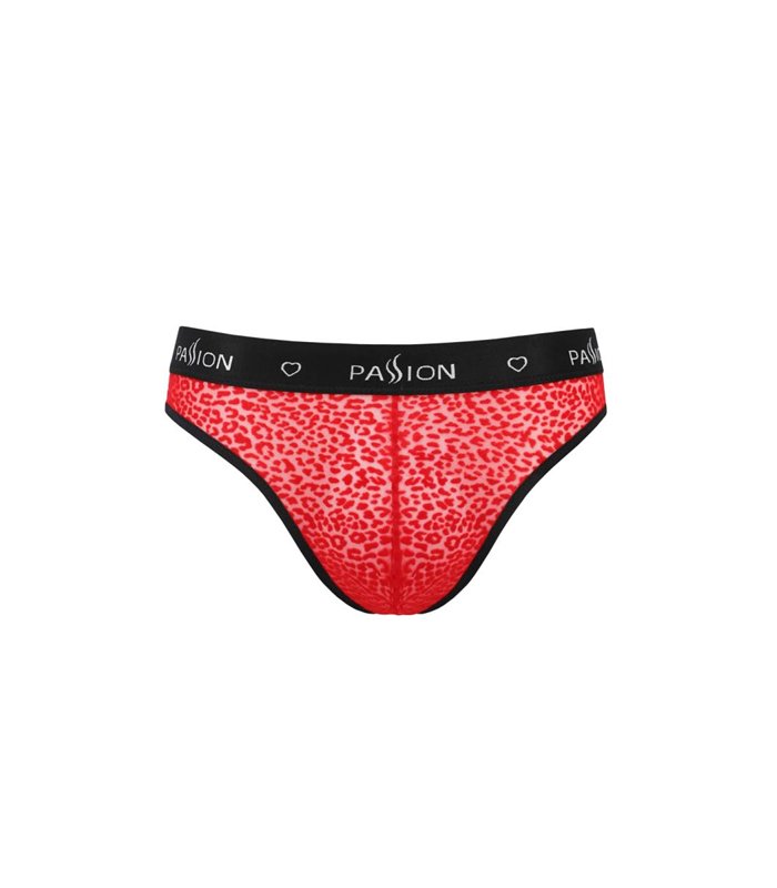 Herren Netz-Slip mit Samtprint elegantes Dessous Design | Passion Menswear