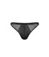 Ouvert-Herren-Slip mit Metallringen, Netz und Kunstleder | Passion Menswear