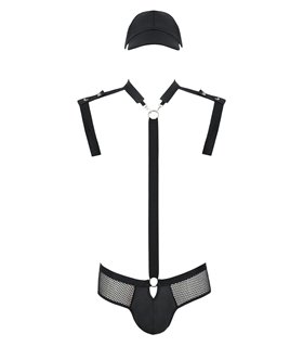 Harness Set mit Netzdetails und Metallelementen | Passion Menswear Harness Set mit Netzdetails und Metallelementen | Passion Menswear