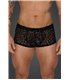 Männer Shorts mit Leoparden Flock Muster | Noir Handmade Men