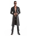 Herren Kunstleder Mantel mit Revers und Taillenbetonung | Regnes Fetish Planet Herren Kunstleder Mantel mit Revers und Taillenbetonung | Regnes Fetish Planet