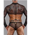 Transparentes Crop-Top aus Tüll mit offener Rückenpartie | Regnes Fetish Planet Transparentes Crop-Top aus Tüll mit offener Rückenpartie | Regnes Fetish Planet
