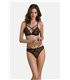 Transparentes Netz-Dessous-Set mit Hakenverschluss | Passion