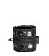 Handgelenktasche mit verstecktem Reißverschluss, elegantes Design | Noir Handmade