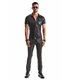 Herren Poloshirt Wetlook Reißverschluss Design | Regnes Fetish Planet