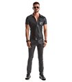 Herren Poloshirt Wetlook Reißverschluss Design | Regnes Fetish Planet Herren Poloshirt Wetlook Reißverschluss Design | Regnes Fetish Planet