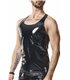 PVC Tank Top mit Regenbogen-Details | Regnes Fetish Planet