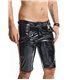 Herren Lack-Shorts mit Regenbogen-Akzent und Taschen | Regnes Fetish Planet