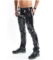 Herren Lack-Hose mit Taschen und Regenbogen-Akzent | Regnes Fetish Planet Herren Lack-Hose mit Taschen und Regenbogen-Akzent | Regnes Fetish Planet