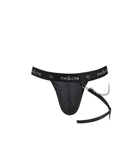 Männer String mit abnehmbarem Beinharness aus Kunstleder | Passion Menswear