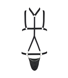 Harness-Set mit Gummibändern und Metallelementen | Passion Menswear Harness-Set mit Gummibändern und Metallelementen | Passion Menswear