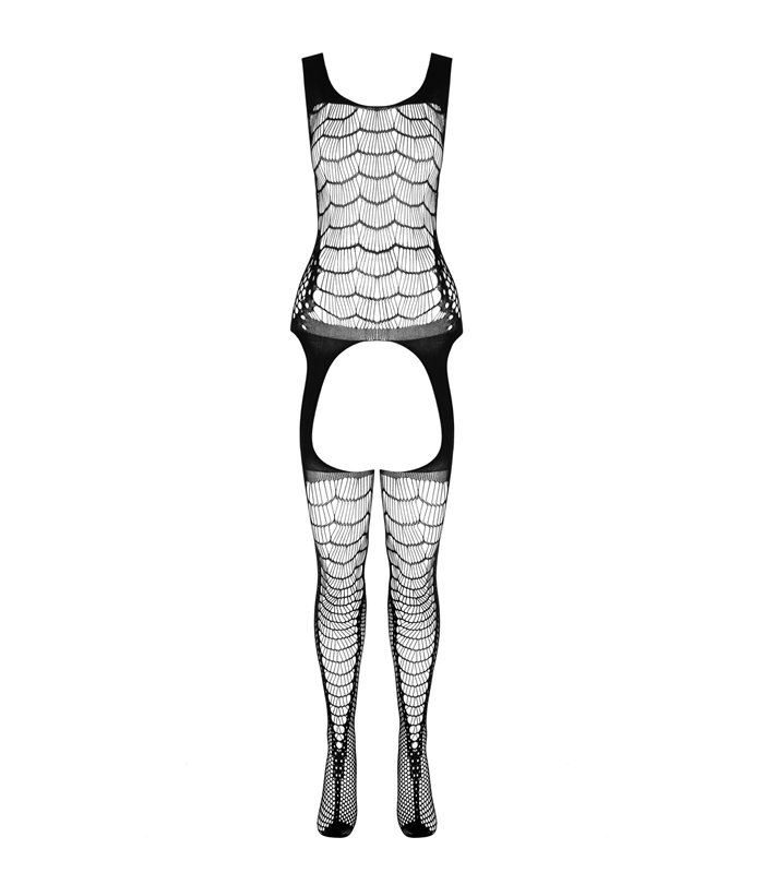 Netz-Catsuit ouvert mit offener Schrittpartie | Passion