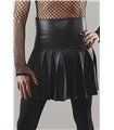 Eleganter Wetlook Faltenrock mit seitlichem Reißverschluss | Regnes Fetish Planet Eleganter Wetlook Faltenrock mit seitlichem Reißverschluss | Regnes Fetish Planet