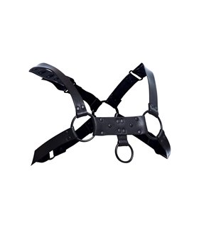 Herren-Harness mit Metallringen und verstellbaren Trägern | CUT4MEN Herren-Harness mit Metallringen und verstellbaren Trägern | CUT4MEN