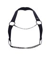 Herren-Harness mit Metallringen und Kettendetails | CUT4MEN Herren-Harness mit Metallringen und Kettendetails | CUT4MEN