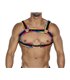Herren Harness zweiteilig mit Metallringen und Karabinerhaken | CUT4MEN
