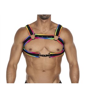 Herren Harness zweiteilig mit Metallringen und Karabinerhaken | CUT4MEN Herren Harness zweiteilig mit Metallringen und Karabinerhaken | CUT4MEN