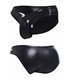 Herren-Slip mit Druckknöpfen, Wetlook-Design | CUT4MEN