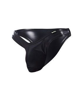 Knapper Herren-Slip aus glänzendem, elastischem Material | CUT4MEN Knapper Herren-Slip aus glänzendem, elastischem Material | CUT4MEN