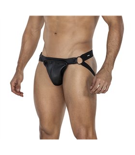 Männer Jock Snap mit Metallringen und abnehmbarem Suspensorium | CUT4MEN Männer Jock Snap mit Metallringen und abnehmbarem Suspensorium | CUT4MEN