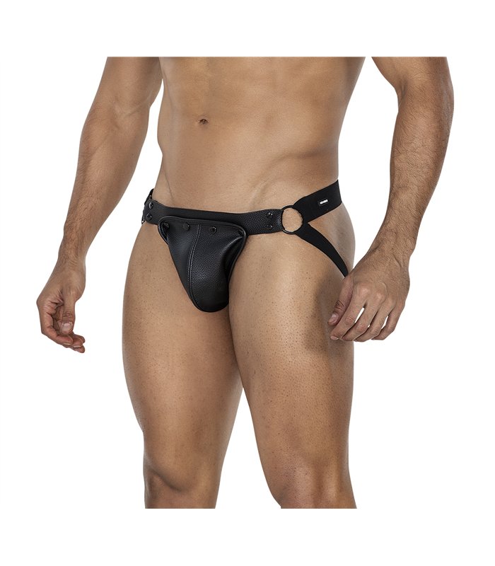 Männer Jock Snap mit Metallringen und abnehmbarem Suspensorium | CUT4MEN