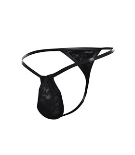 G-String mit Spitzeneinsatz und Suspensorium | CUT4MEN G-String mit Spitzeneinsatz und Suspensorium | CUT4MEN