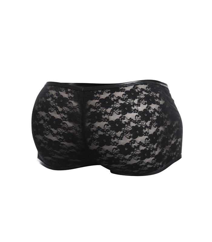 Herren Boxershorts mit Spitze und Suspensorium | CUT4MEN