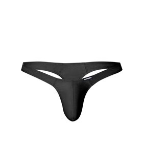 Brazilian Herren-Tanga aus weicher Mikrofaser mit eleganter Logoprägung | CUT4MEN Brazilian Herren-Tanga aus weicher Mikrofaser mit eleganter Logoprägung | CUT4MEN