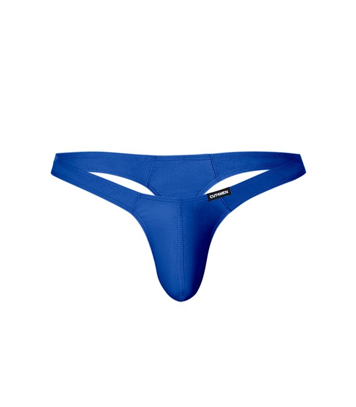 Brazilian Thong aus weicher Mikrofaser mit gummiertem Logo | CUT4MEN
