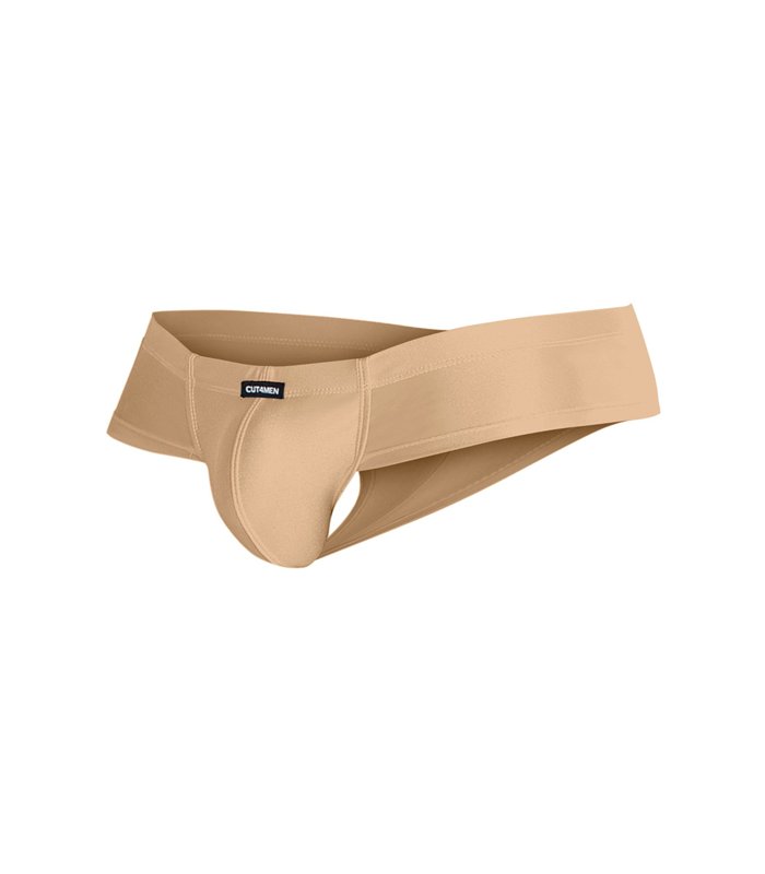 Männlicher Cheeky Brief aus weicher Mikrofaser mit Logoprint | CUT4MEN