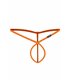 String ouvert aus Mikrofaser mit gummiertem Logo | CUT4MEN