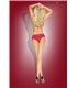 Eleganter Shorty aus Spitze mit weichem Materialmix | Provocative