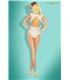 Eleganter Spitzen-Body mit Tüll-Einsätzen und zarter Transparenz | Provocative