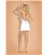 Chemise aus Satin und Netz mit verstellbaren Trägern | Provocative