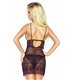 Elegantes Chemise mit verstellbaren Trägern und seitlich gebundenem Tanga | Provocative