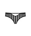 Transparenter Tüll-String mit zarter Spitzenborte | Petite Noir Transparenter Tüll-String mit zarter Spitzenborte | Petite Noir