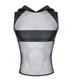 Transparentes Netz-Kapuzen-Shirt mit Wetlook-Optik | Regnes Fetish Planet Transparentes Netz-Kapuzen-Shirt mit Wetlook-Optik | Regnes Fetish Planet