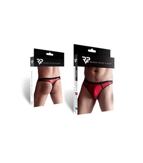 Dehnbarer Netz-String mit breitem Gummibund und transparentem Design | Regnes Fetish Planet Dehnbarer Netz-String mit breitem Gummibund und transparentem Design | Regnes Fetish Planet