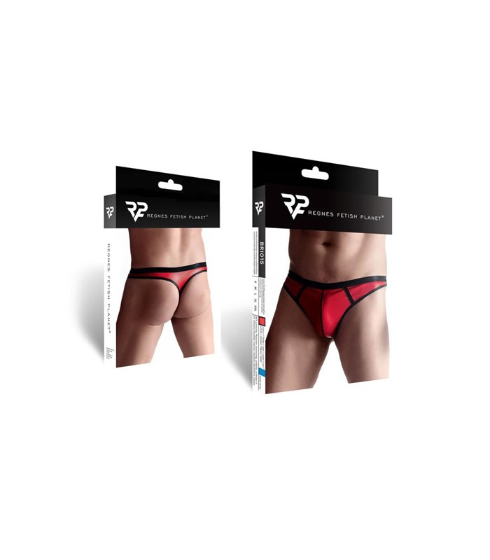 Dehnbarer Netz-String mit breitem Gummibund und transparentem Design | Regnes Fetish Planet