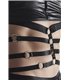Transparentes Wetlook-Shirt mit Netzeinsätzen und Metalldetails | Regnes Fetish Planet