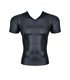 Transparenter Wetlook T-Shirt mit öffenbarem Brustbereich | Regnes Fetish Planet