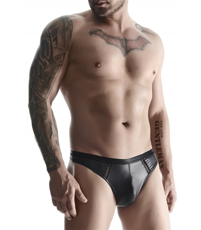 Ouvert Body mit Reißverschluss, seitlichen Clips und String | Regnes Fetish Planet
