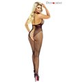 Transparentes Netz-Bodystocking mit Öffnung im Schritt | Provocative