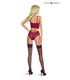 Spitzen-Dessous Set mit Bügel-BH und String aus feinem Netz | Provocative