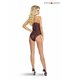 Body mit goldener Metallkette und Bügel-Cups aus Netzmaterial | Provocative