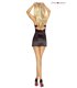 Elegantes Babydoll aus Satin und Spitze mit verstellbaren Trägern | Provocative
