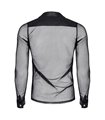 Herren Slim-Fit Hemd aus Wetlook-Mesh mit Metallknöpfen | Regnes Fetish Planet Herren Slim-Fit Hemd aus Wetlook-Mesh mit Metallknöpfen | Regnes Fetish Planet
