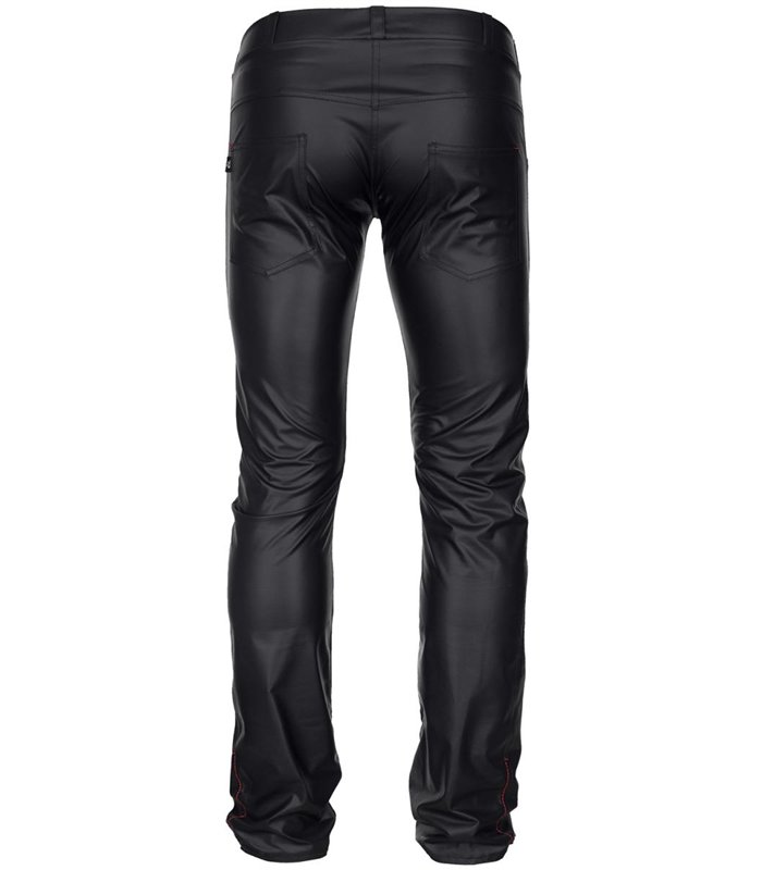 Herren Wetlook Hose mit tiefer Taille und Taschen | Regnes Fetish Planet