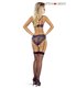 Zartes Wetlook Dessous-Ensemble mit Spitzenakzenten | Provocative
